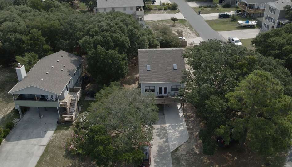 Sennah's Shack in Kill Devil Hills, seen from the air